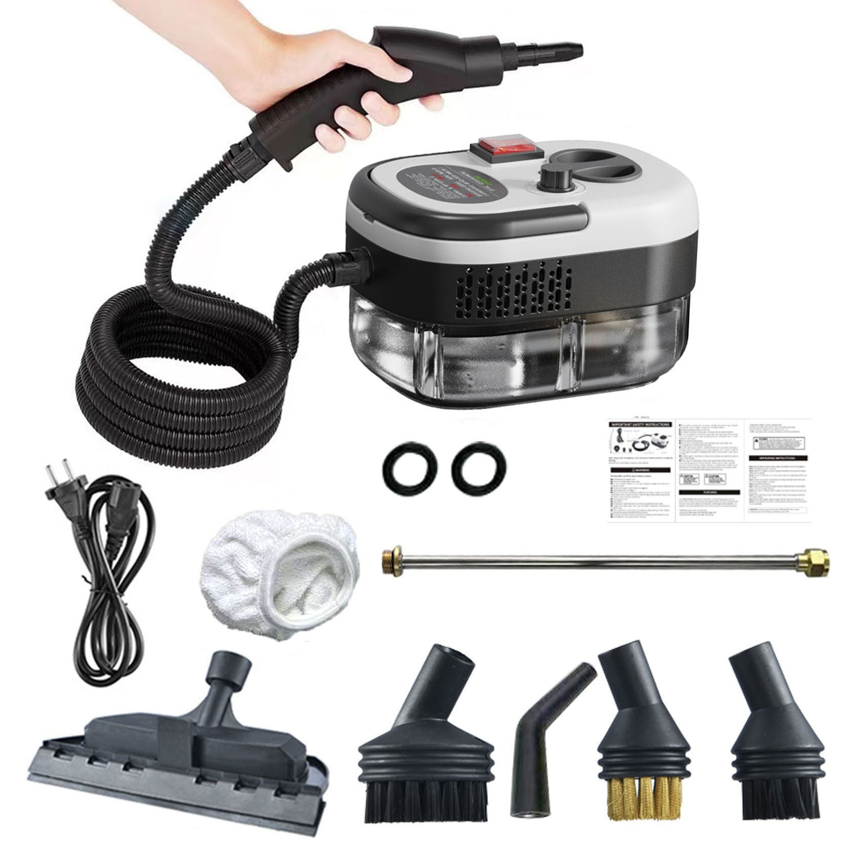 Smart touch screen high temperature steam cleaner, household disinfection machine kitchen high pressure cleaner Steam cleaner