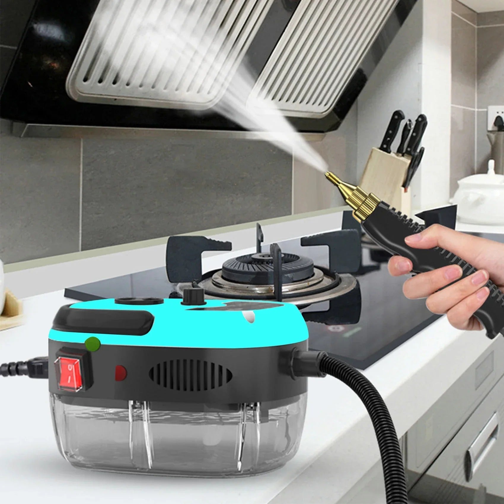 Cross-border cleaning machine High temperature steam cleaning machine Small household air conditioner Kitchen range hood Oil fume oil pollution disinfection machine