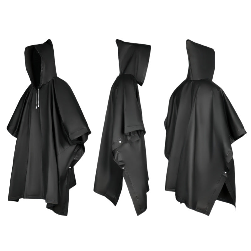 Non-disposable EVA cape raincoat outdoor adult travel concert portable multi-functional fashion poncho
