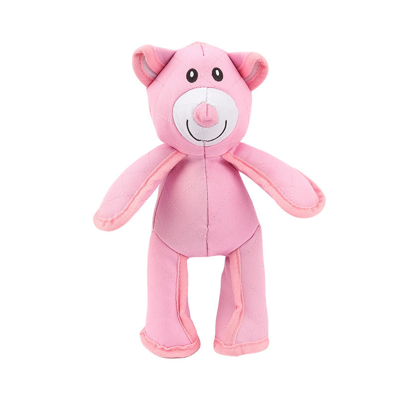 Powerful Bear Bite Resistant Oxford Cloth Dog Sound Grinding Teeth Companion Dog Toys Pet Supplies Companion Dolls