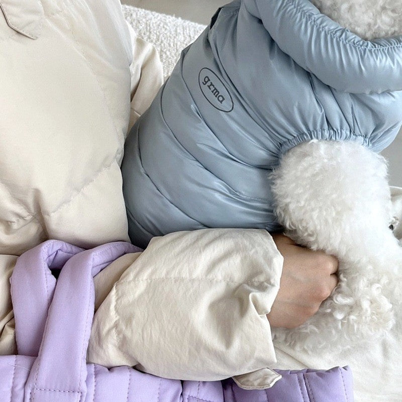 Autumn and winter dog clothes thickened warm quilting cotton pockets traction cat pet than bear four-legged cotton-padded dog clothes