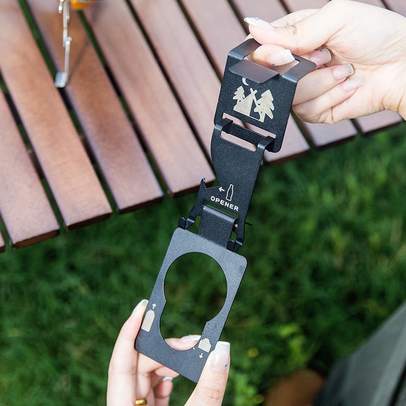 IGT desktop fixed frame cassette furnace alpine gas tank hook outdoor camping flat gas tank buckle multi-functional hanger