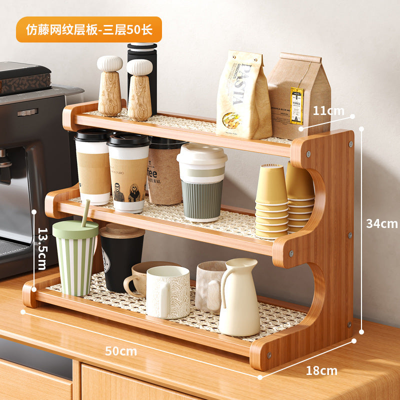 Desktop rack, cup storage shelf, dining table, countertop station, water cup, coffee cup, tea set, table small cup holder