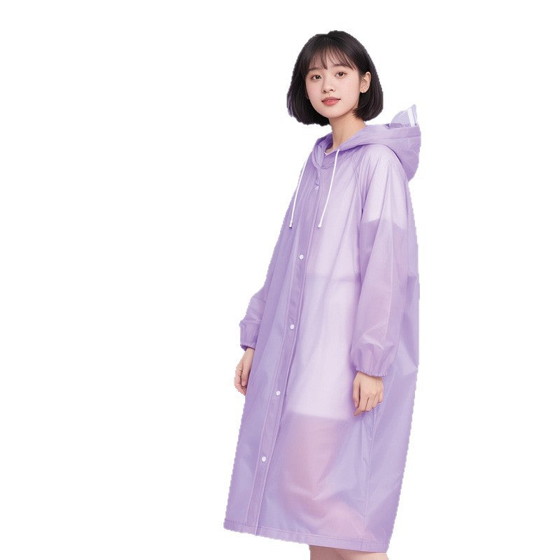 Brim raincoat disposable adult outer wear long whole body rainstorm protection thickened portable outdoor mountaineering hiking