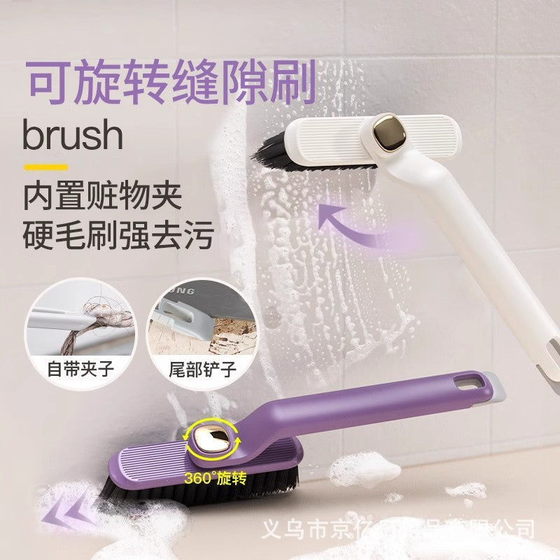 Home essentials No dead ends Brush kitchen rotating wall seam cleaning brush bathroom home cleaning toilet brush