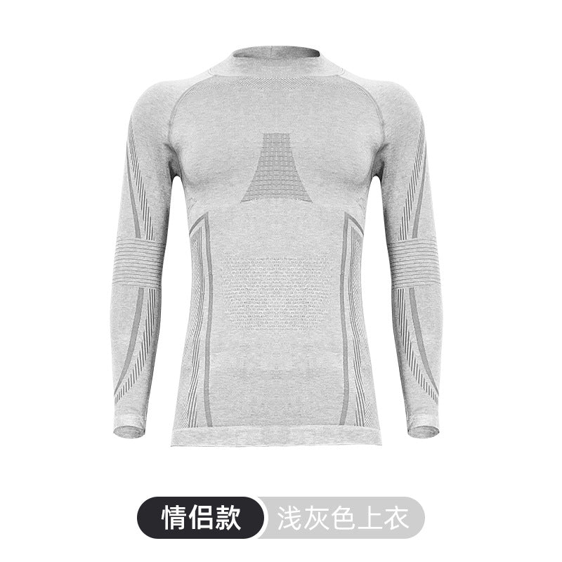 Outdoor mountaineering merino wool quick-drying underwear set men's and women's perspiration breathable sports function ski quick-drying clothes