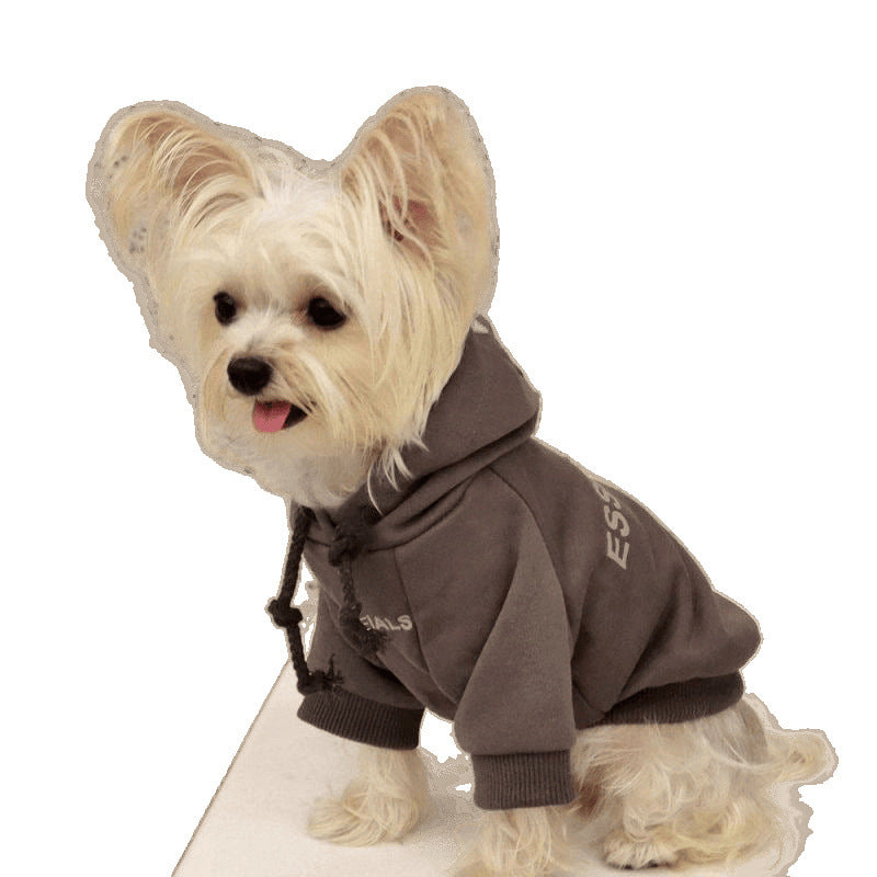 Dog Clothes Spring and Autumn Sweater Fleece Warm Teddy Yorkshire Schnauzer Small Dog Pet Autumn and Winter Clothing