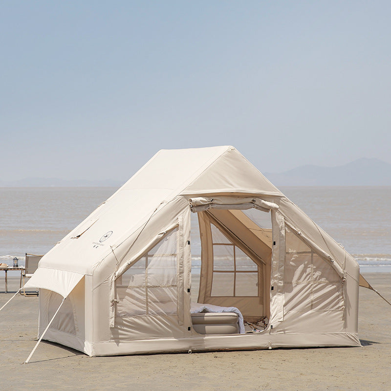 Xintu 6 m2 inflatable tent camping equipment outdoor overnight without building a rainproof roof 3-4 people portable camping