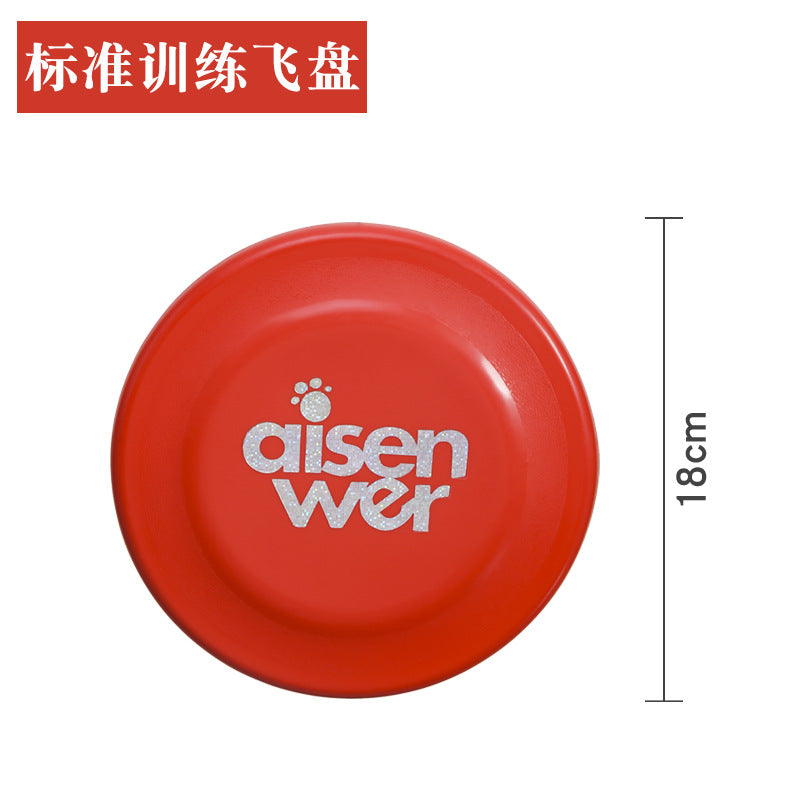 Aisenwer Dog Frisbee Pet Toys Bite-resistant Non-toxic Pet Supplies Training Supplies Floating Throwing Toys