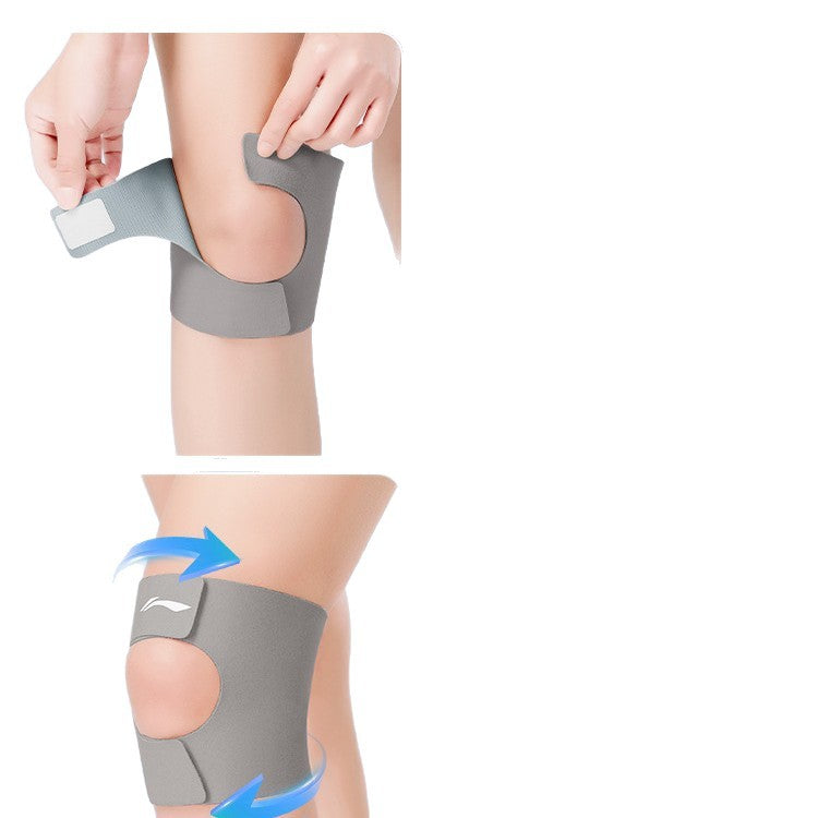 Li Ning Sports Knee Pads Women's Running Professional Support Fitness Joints Mountaineering Basketball Skipping Rope Riding Knee Men's Protective Gear