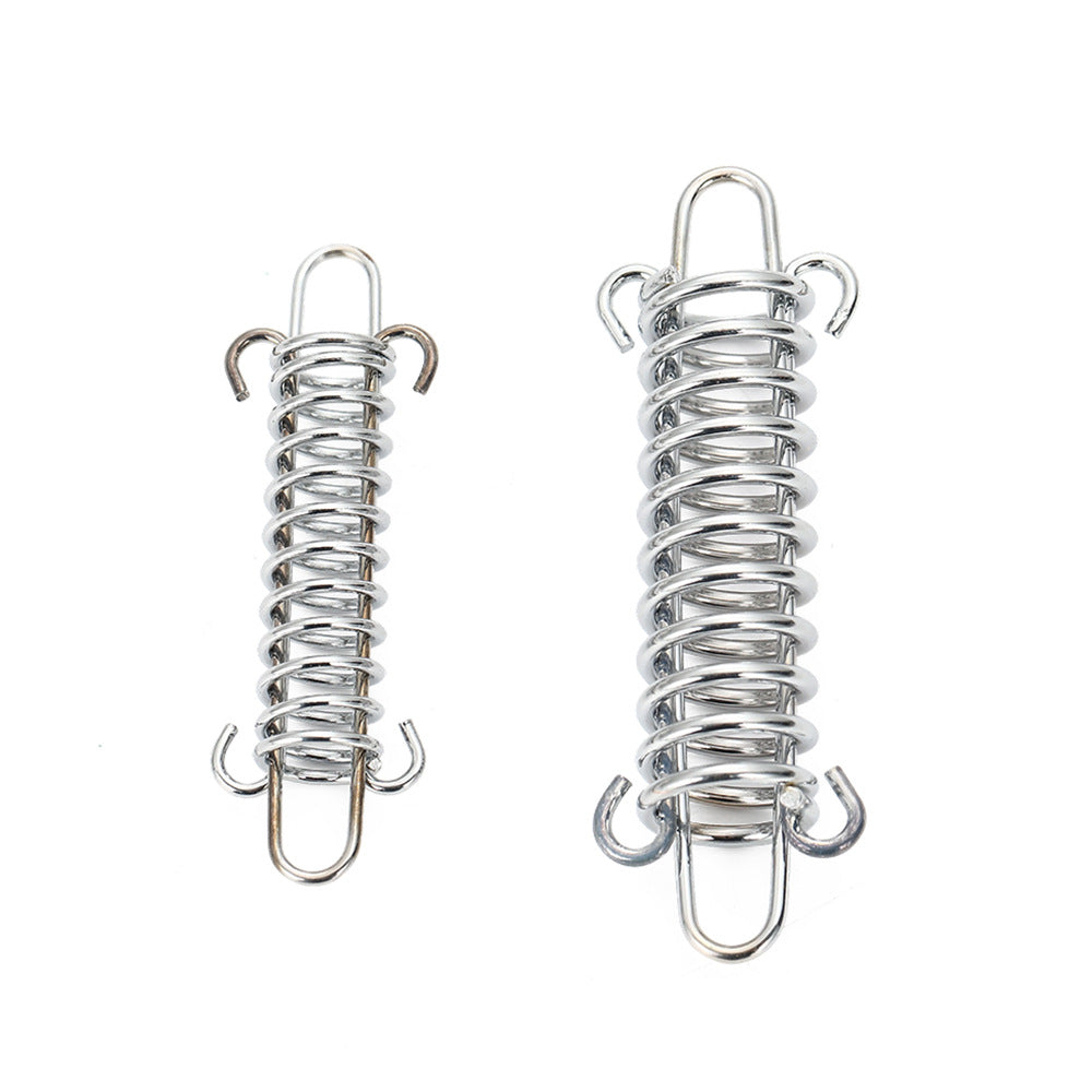 Reinforced outdoor camping tent spring buckle strong wind rope buckle stainless steel canopy tensile buckle pet traction rope buckle