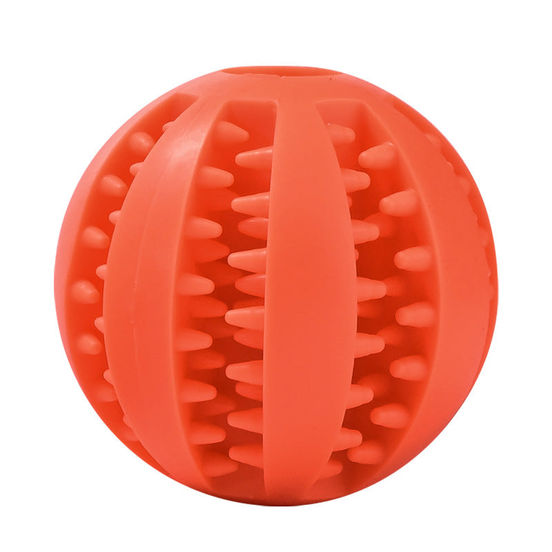Bite-resistant hidden food watermelon ball toy ball dog bite not rotten, pet dog toy self-hi to relieve boredom, molar teeth and leak food ball