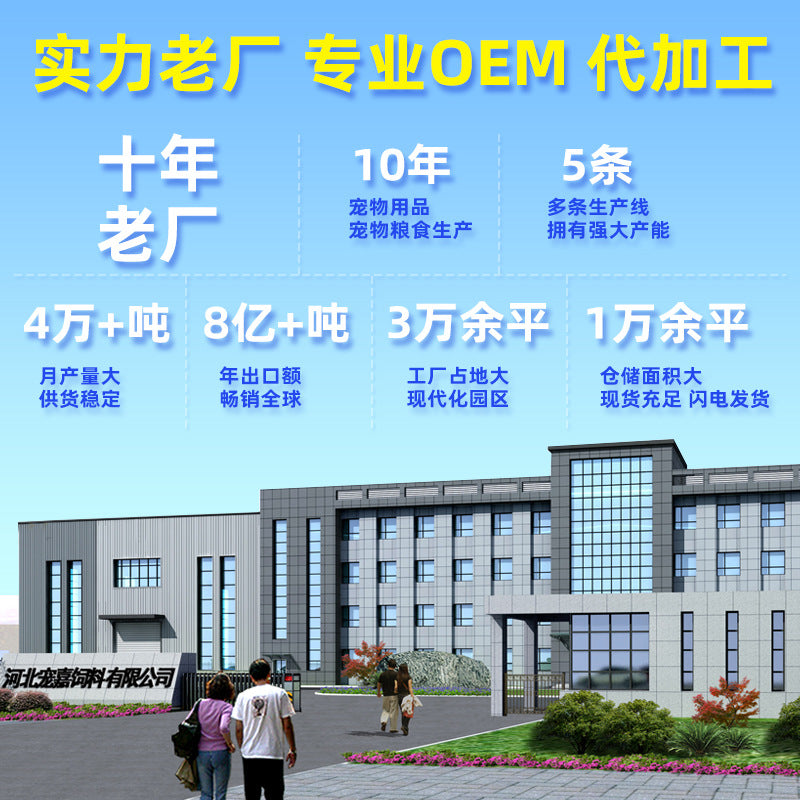 Dog food manufacturers wholesale universal freeze-dried meat floss into puppies Teddy Pomeranian Corgi golden hair drying dog food pets