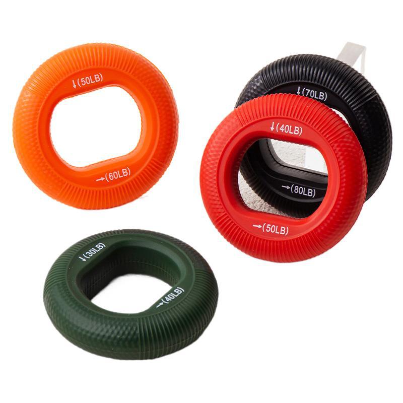 Silicone grip ring, men and women practice arm muscle training, hand strength equipment, five-finger strength, children and students exercise hand strength rehabilitation