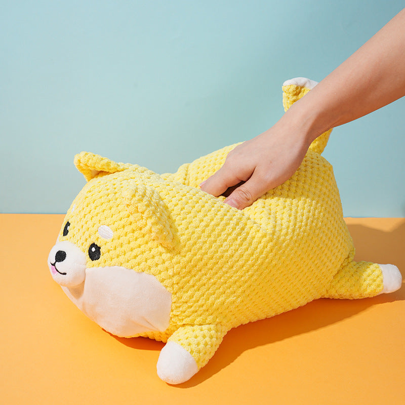 Popular Sleeping Duck Dog Toy Small and Medium-sized Dog Pet Sound Toy Plush Resistant Grinding Teeth Sound Relief