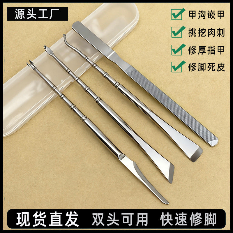 Pedicure knife, foot scraping knife, remove dead skin by yourself, calluses, horny knife, nail clipper, special nail picker for nail groove, professional tool