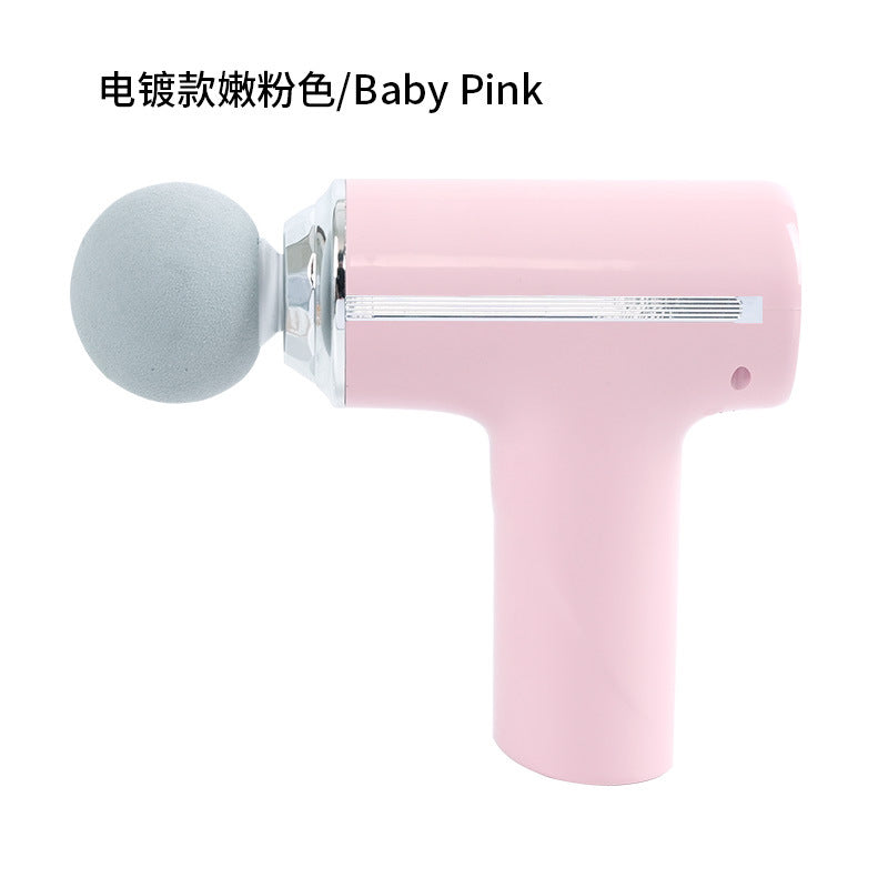 Cross-border fascia mini portable stretch multi-head muscle rechargeable massager household stretch high-frequency head fitness