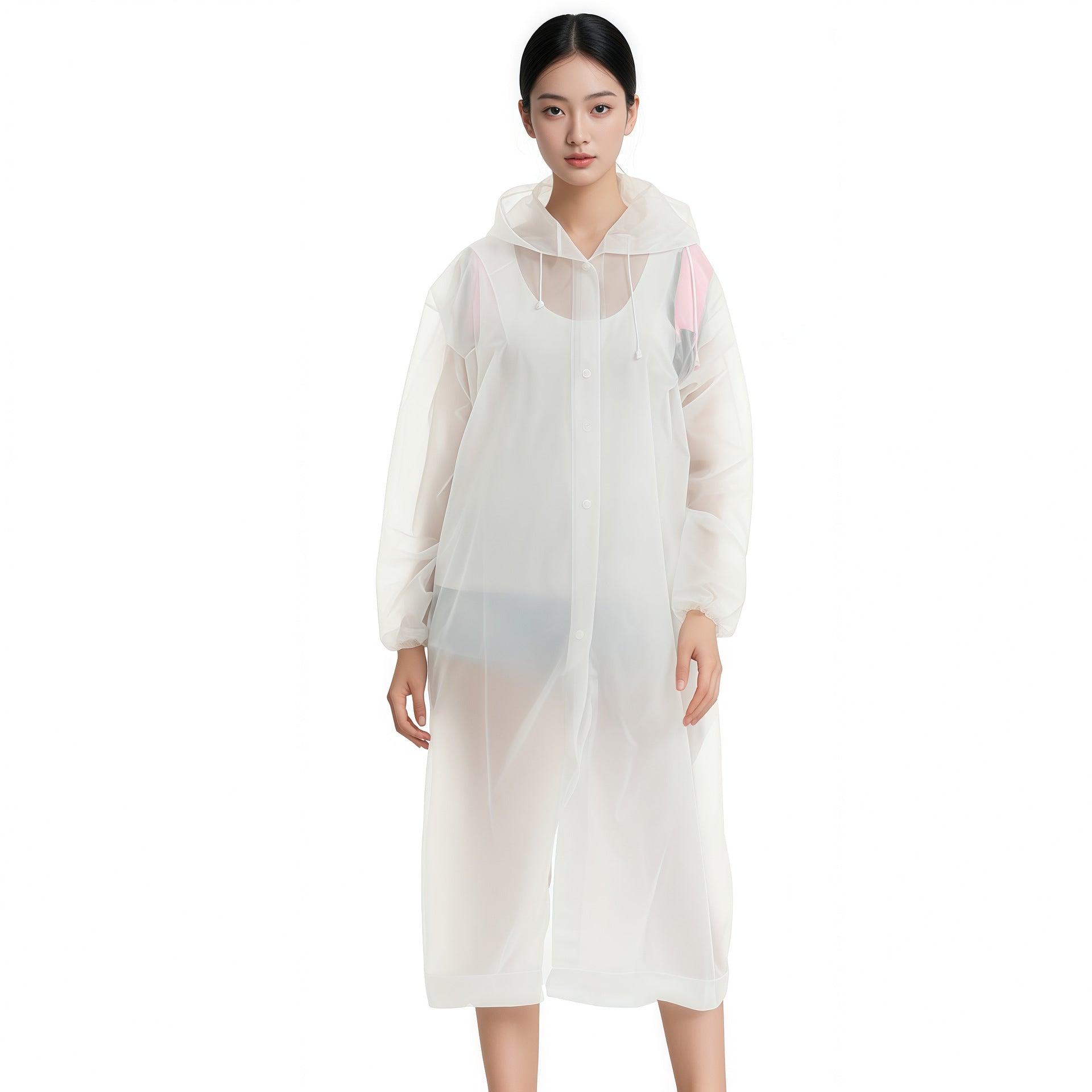 Non-disposable EVA cape raincoat outdoor adult travel concert portable multi-functional fashion poncho