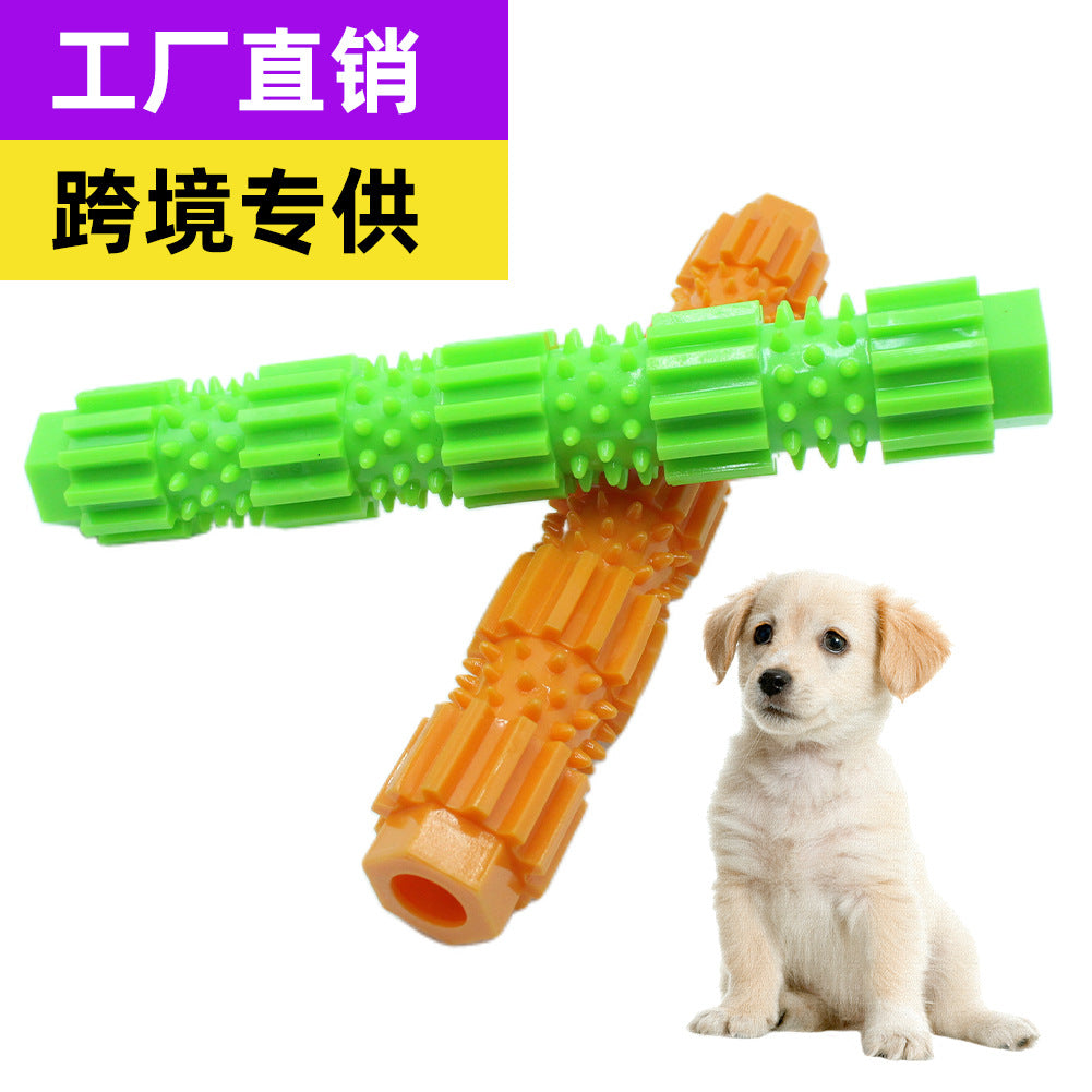 Pet supplies factory wholesale Amazon popular dog toy molar stick can't bite bad toy ball leaks Frisbee