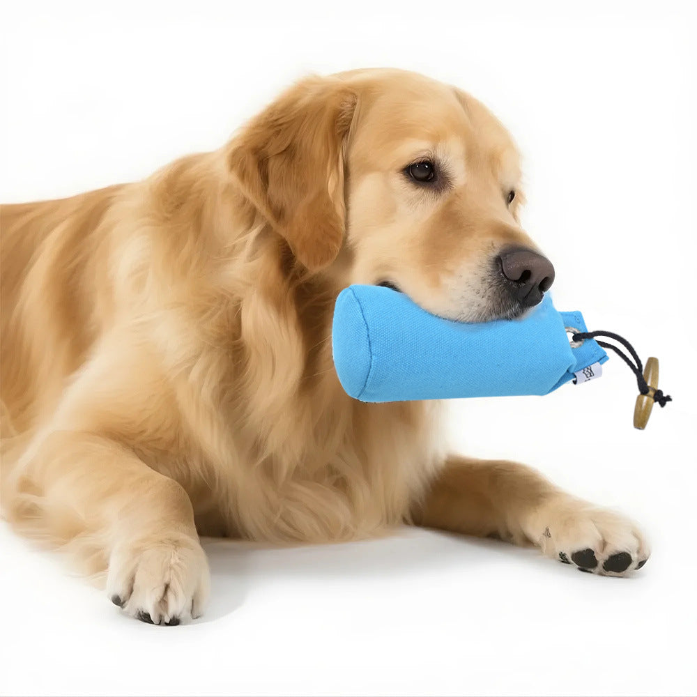 Pet supplies Spot dog bite bag Cross-border dog interactive training Self-hi decompression floating toy supplies canvas bag
