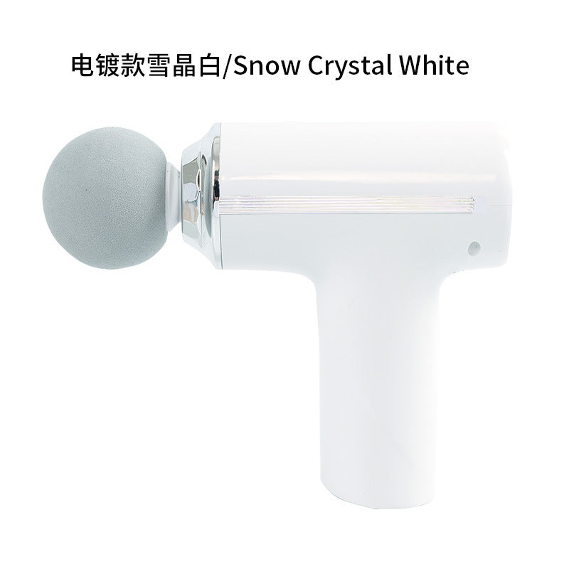 Cross-border fascia mini portable stretch multi-head muscle rechargeable massager household stretch high-frequency head fitness