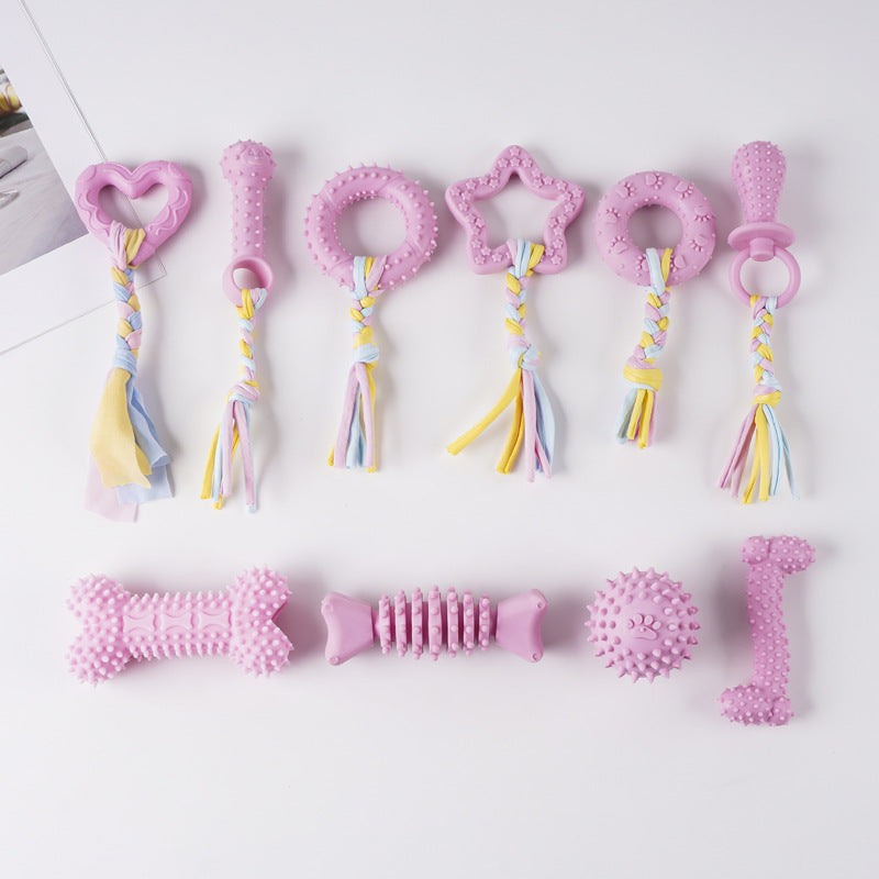 Cross-border hot sale TPR pet toys pet dog molar stick to relieve boredom self-hi, resistant to biting and not rotten, puppy self-hi toys