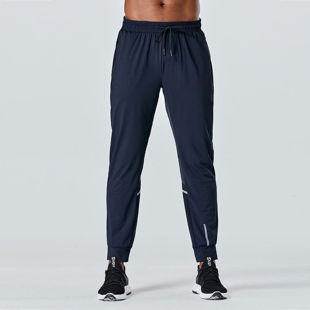 LULU sports quick-drying pants men's summer thin casual outdoor ice silk elastic pants breathable loose running trousers