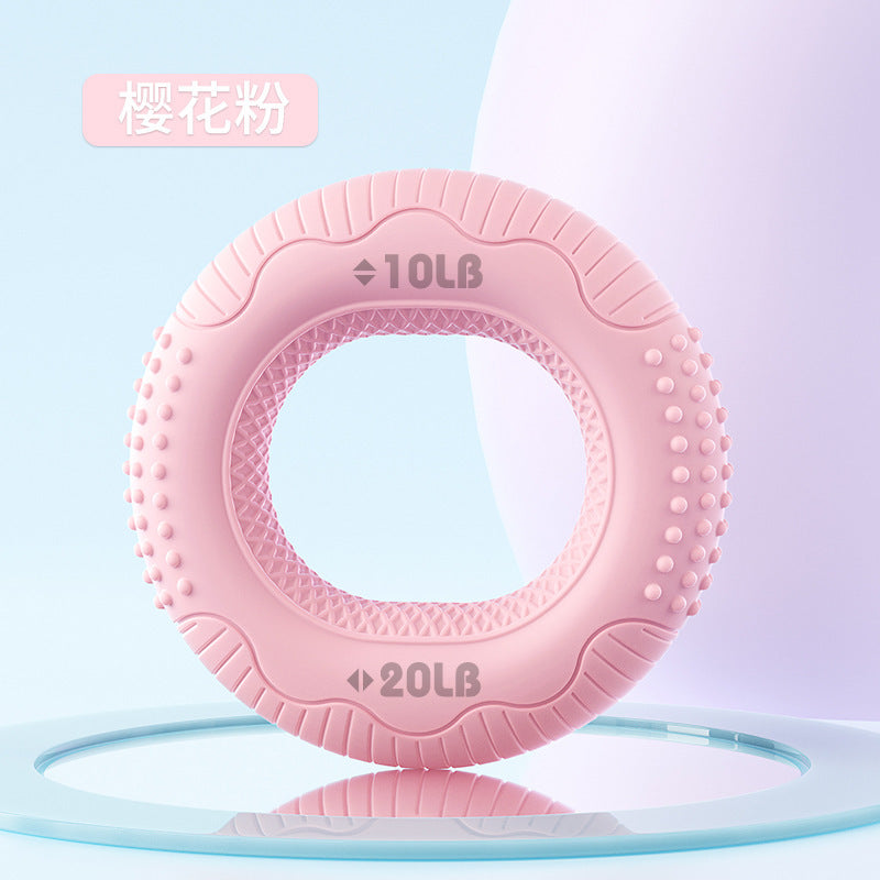 Strictly selected grip ring double strength professional exercise arm hand strength rehabilitation training massage silicone grip