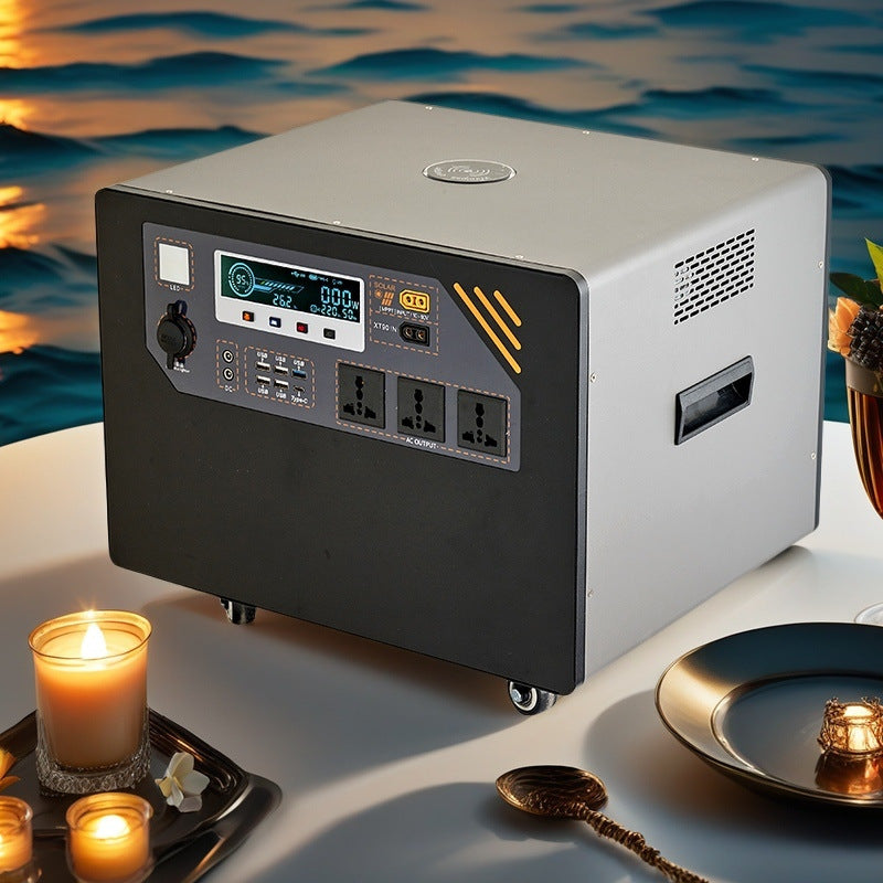 Flagship large-capacity outdoor mobile power supply 220v stall night market commercial self-driving camping portable durable high power