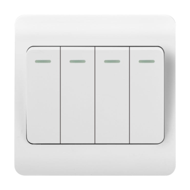 Switching power socket panel Household 86-type concealed panel British five-hole wall power USB socket panel
