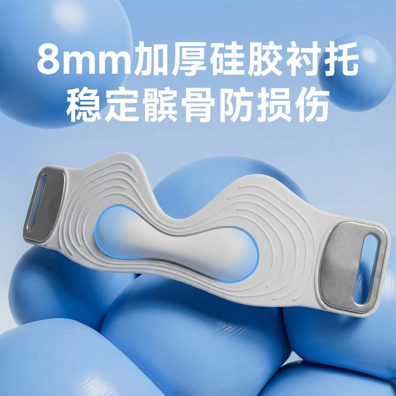 Cross-border upgrade silicone patella strap sports knee pads professional grade running shock absorption fixed meniscus patella protective strap
