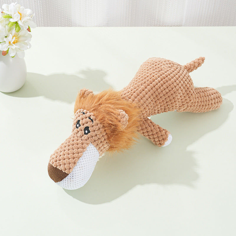 Popular Sleeping Duck Dog Toy Small and Medium-sized Dog Pet Sound Toy Plush Resistant Grinding Teeth Sound Relief