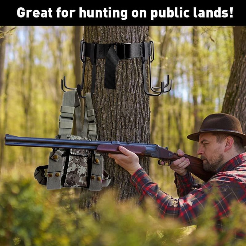 Cross-border hot sale tree hunting hook outdoor tree frame equipment hunting webbing hook camping hiking suspension