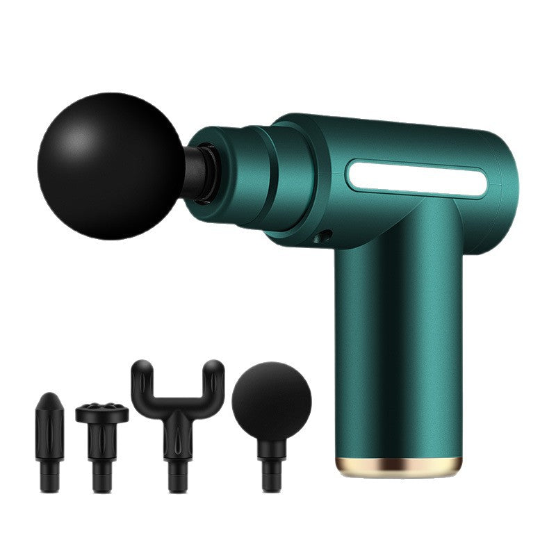 [Send 4 massage heads] New fascia gun massage gun household small muscle relaxation massager