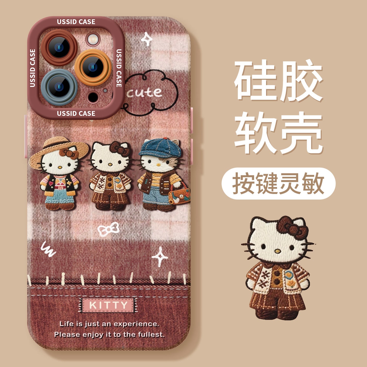 Autumn and Winter Kitty Suitable for Apple17Phone case iphone16New pro Cute15Cartoon max Female14