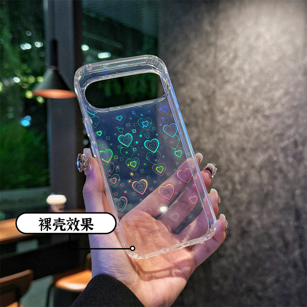 Applicable Google10Phone Case Google9pro Terminator9roXL Glitter Magnetic Transparent Case Cross-Border Protection