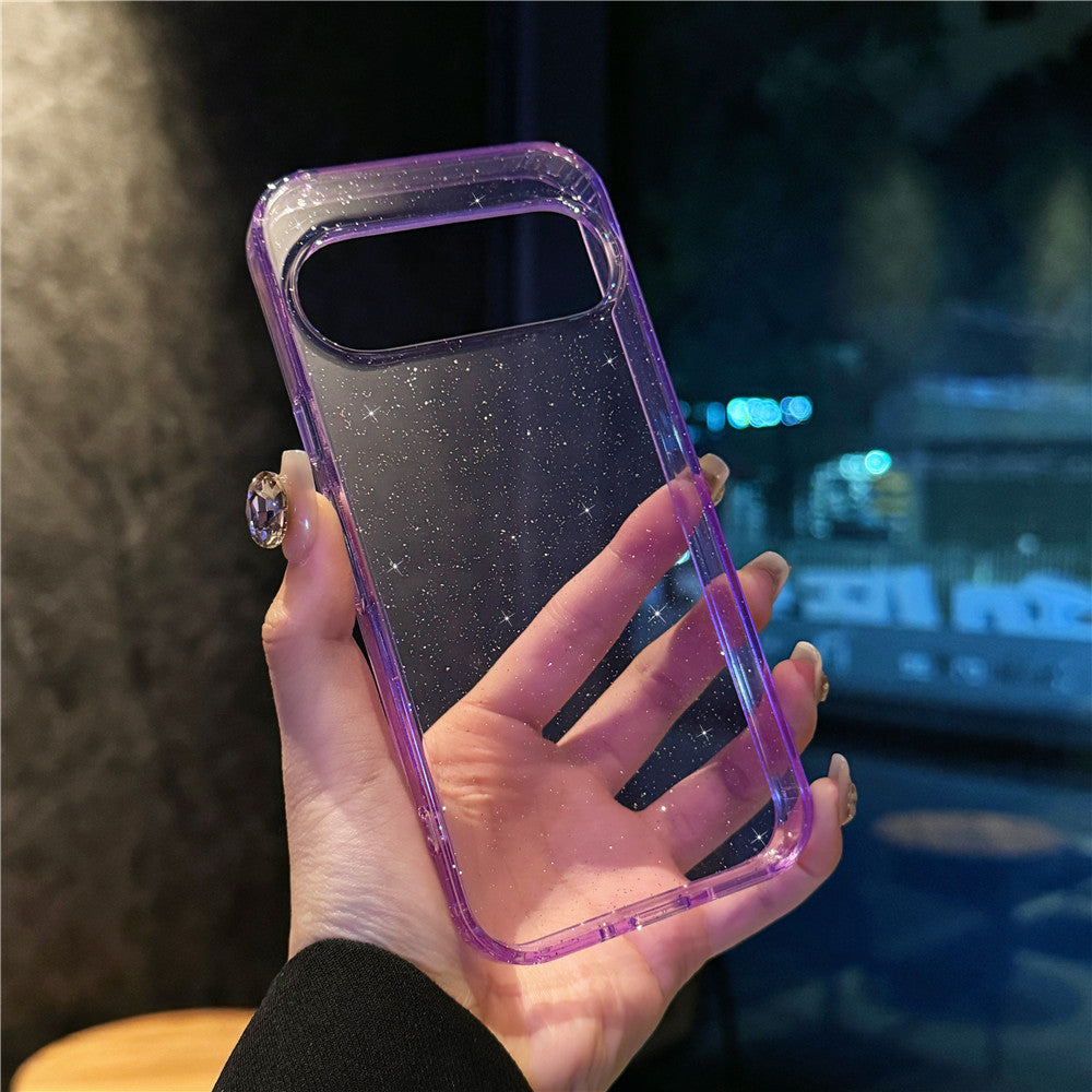 Applicable Google10Phone Case Google9pro Terminator9roXL Glitter Magnetic Transparent Case Cross-Border Protection