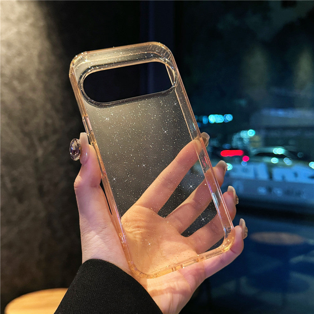 Applicable Google10Phone Case Google9pro Terminator9roXL Glitter Magnetic Transparent Case Cross-Border Protection